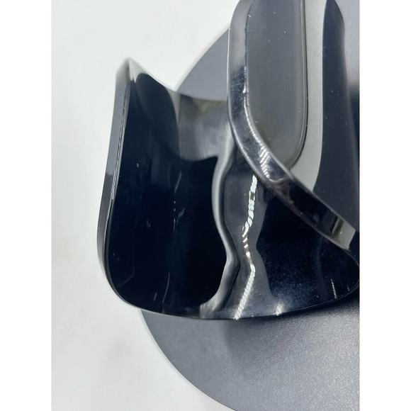 TORY BURCH Designer Acrylic Black Logo Luxury Bracelet Cuff‎ Monogram - Picture 9 of 13